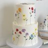 Свадебный торт с полевыми цветами №127182