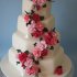 Свадебный торт с розами №127211