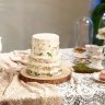 Свадебный торт с ромашками №127214