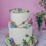 Свадебный торт с ромашками №127224
