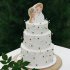 Свадебный торт с ромашками №127224
