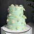 Свадебный торт с ромашками №127225