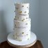 Свадебный торт с ромашками №127231