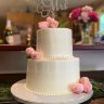 Свадебный торт с тюльпанами №127234