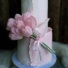 Свадебный торт с тюльпанами №127236