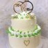 Свадебный торт с тюльпанами №127243