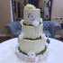Свадебный торт с эустомой №127268
