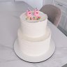 Свадебный торт с фигурками №127277