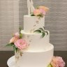 Свадебный торт с фигурками №127283