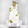 Свадебный торт с фигурками №127290