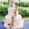 Свадебный торт с фигурками №127289