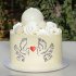 Свадебный торт с голубями №127296