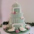 Свадебный торт с голубями №127303