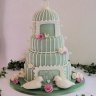 Свадебный торт с голубями №127305