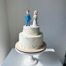 Свадебный торт с женихом и невестой №127312