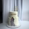 Свадебный торт с женихом и невестой №127313