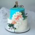 Свадебный торт с женихом и невестой №127320