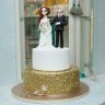 Свадебный торт с женихом и невестой №127325