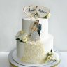 Свадебный торт с женихом и невестой №127328