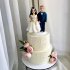 Свадебный торт с женихом и невестой №127331