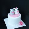 Свадебный торт с кошками №127342