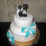 Свадебный торт с кошками №127344