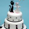 Свадебный торт с кошками №127345