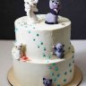Свадебный торт с кошками №127350