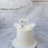 Свадебный торт с лебедями №127369