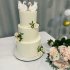 Свадебный торт с лебедями №127371