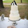 Свадебный торт с пингвинами №127393