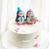 Свадебный торт с пингвинами №127392