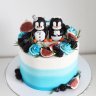 Свадебный торт с пингвинами №127394
