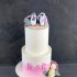 Свадебный торт с пингвинами №127404