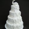 Свадебный торт с птичками №127412