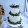 Свадебный торт с птичками №127423