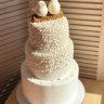 Свадебный торт с птичками №127424