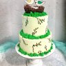 Свадебный торт с птичками №127429