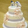 Свадебный торт с совами №127437