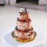 Свадебный торт с совами №127444