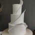 Стильный свадебный торт №127456