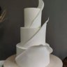 Стильный свадебный торт №127457
