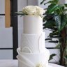 Стильный свадебный торт №127468