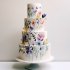 Свадебный торт Акварель №127472