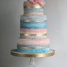 Свадебный торт Акварель №127473