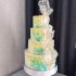 Свадебный торт Акварель №127480