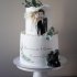 Свадебный торт Акварель №127485