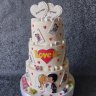 Свадебный торт Love is №127493