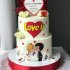 Свадебный торт Love is №127499