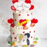 Свадебный торт Love is №127503